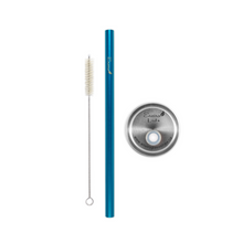 Load image into Gallery viewer, Steel Straw Enviro Lid Bundle with Cleaning Brush